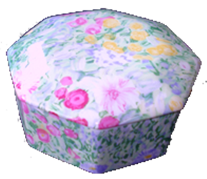 DOSE OKTOGONAL 11,5cm  AURELIE