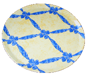 TORTENPLATTE RD.33,5cm  RUB/BL