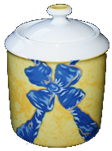 ZUCKERDOSE         RUBANS/BLAU