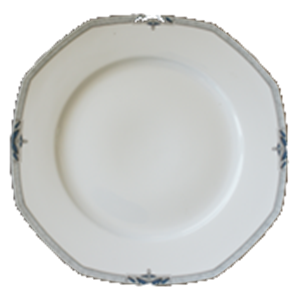 TELLER FLACH 25cm CARRARE GRAU