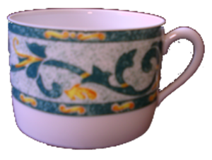KAFFEETASSE OBERE  POMPEI GRÜN