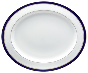 PLATTE OVAL    43,0cm*HOW.BLUE