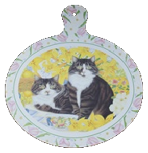 SCHNEIDBRETT   *FELINE FRIENDS