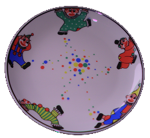 TELLER FLACH   19cm     CIRKUS