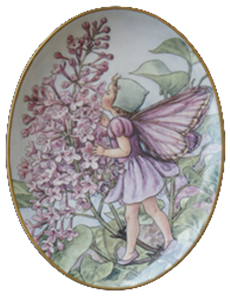 WANDTELLER       "LILAC FAIRY"