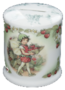 MONEY BOX *"STRAWBERRY FAIRY"