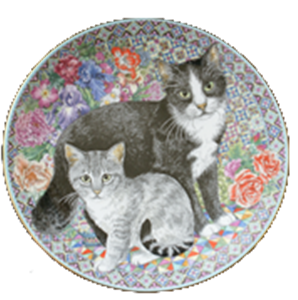 WANDTELLER KATZEN  *"SHILLING"
