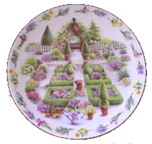 WANDTELLER  *"THE HERB GARDEN"