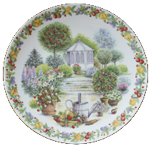 WANDTELLER *"THE FRUIT GARDEN"