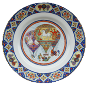 TELLER FLACH   20cm "FL.FANCY"