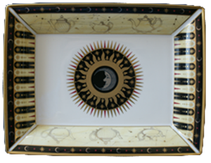 SCHALE 20,5x15,5cm  CELEB.2001