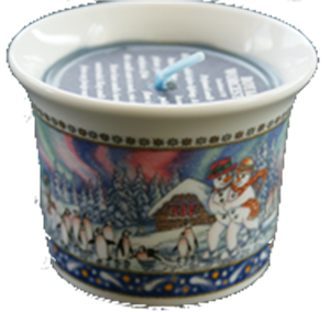 VOTIVE *"A GIFT FOR CHRISTMAS"