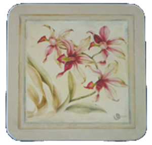 UNTERSETZER (6)   ROYAL ORCHID