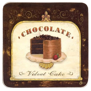 UNTERSETZER (6)    VELVET CAKE