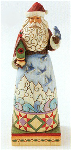 Holiday Song (Santa With Blue Birds) N