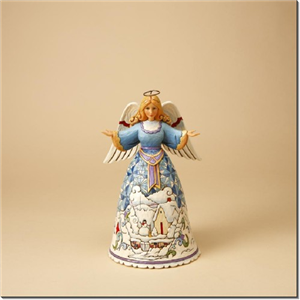 Winter's Wonders (Angel With Winter Scene)