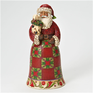 Faithful Friends (Santa With Puppy)