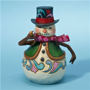 Sno' Time Like Wintertime (Small Snowman With Pipe)