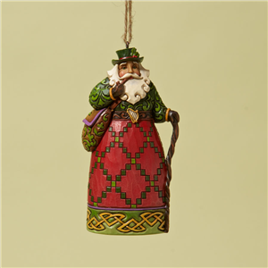Irish Santa Hanging Ornament