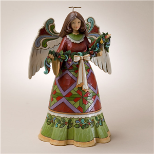 Glorious Garland (Christmas Angel Holding Garland)