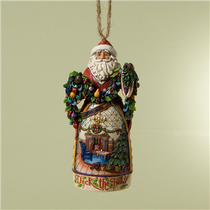 Deck The Halls (Santa Hanging Ornament)