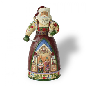 Handcrafted Holiday (Santa With Toy Shop Scene) N