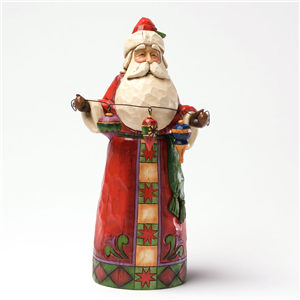 Make Your Spirit Bright (Santa With Ornaments) N