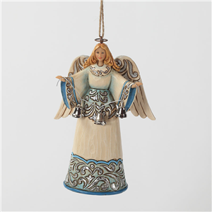 Blue & Silver Angel Hanging Ornament