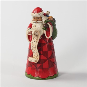 Be Good For Goodness Sake (Santa With List & Toy Bag) N
