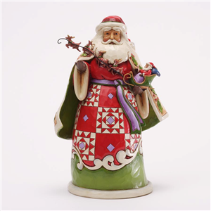 Christmas Miracles Are In Your Grasp (Santa Holding Sleigh)