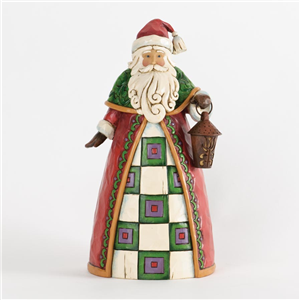 The Light Of Christmas (Santa Holding Lantern Figurine)