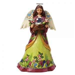 A Bird In The Hand (Angel With Bird In Glass Dome)