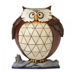 Wise And Well-Rounded (Small Lazy Owl)