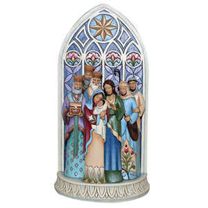 The Light Of The World (Cathedral Window Nativity) N