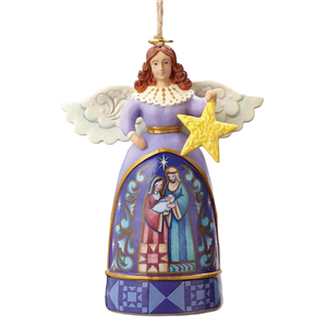 Mini Angel With Star (Hanging Ornament)