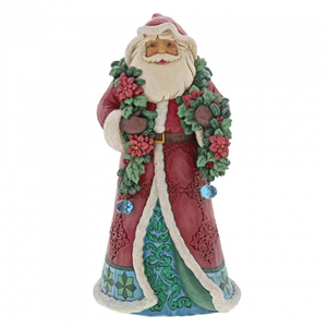 Wrapped In Good Tidings (Winter Wonderland Santa With Garland)