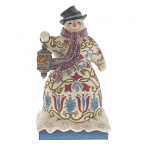 Be The Light (Victorian Snowman With Lantern)