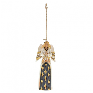 Black & Gold Angel (Hanging Ornament)