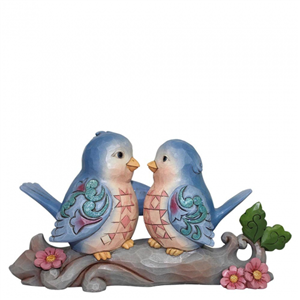 Happiness Together (Lovebirds On Branch Figurine) N