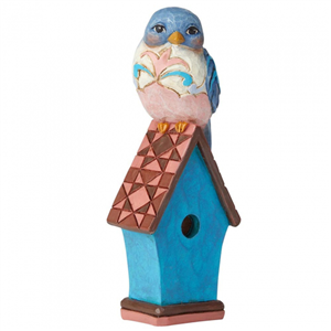 Mini Bluebird On Birdhouse N