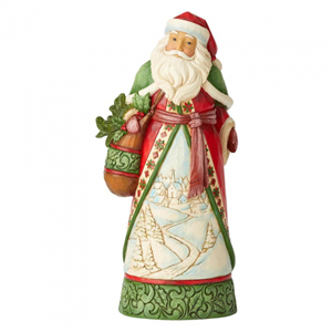 Christmas Is Calling (Santa With Satchel & Winter Scene) N