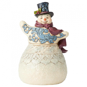 Frosty Formality (Victorian Snowman With Top Hat) N
