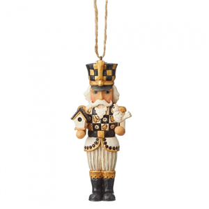 Black & Gold Nutcracker (Hanging Ornament) N