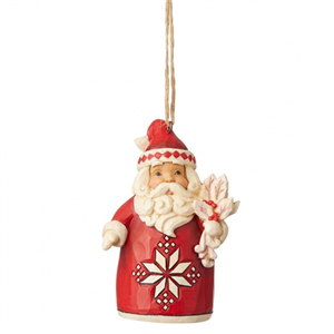 Nordic Noel Santa (Hanging Ornament) N