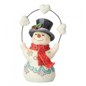 Heartfelt Holidays (Pint Sized Snowman Juggling Hearts &amp; Snowbal