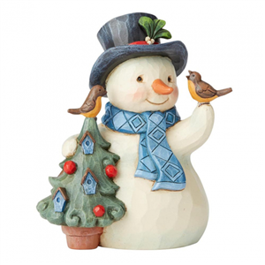 (Hello Winter (Pint Sized Snowman With Tree &amp; Birdhouse) N