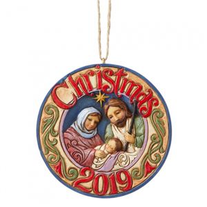 Holy Family (2019 Dated Hanging Ornament) N