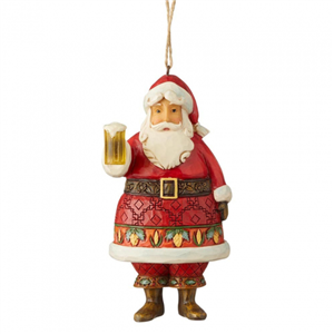 Craft Beer Santa (Hanging Ornament) N