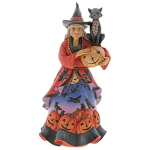 Magic Grows Wherever She Goes (Friendly Witch With Black Cat) N