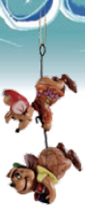 Jaq & Gus Hanging Ornament